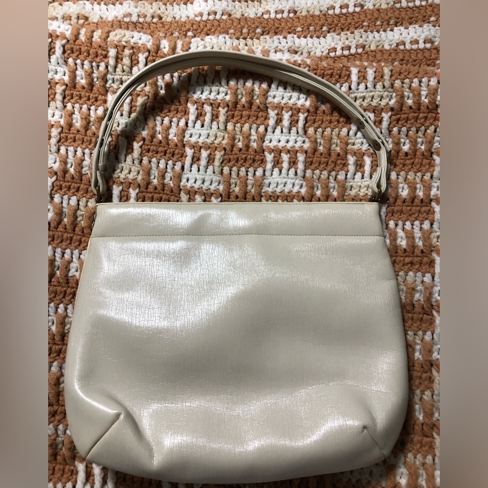 Vintage Coblentz Original Cream Leather Shoulder Bag - Picture 6 of 10